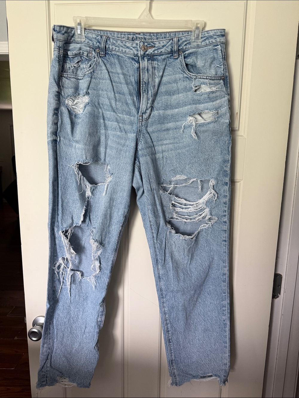 Light Blue Distressed Women’s Jeans